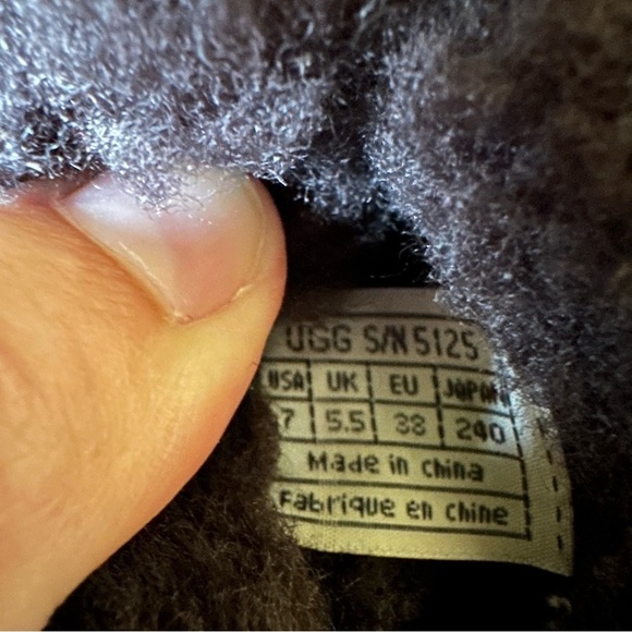 UGG Coquette Women’s Sheepskin Slipper Style 5125 Brown 7 - Picture 7 of 9